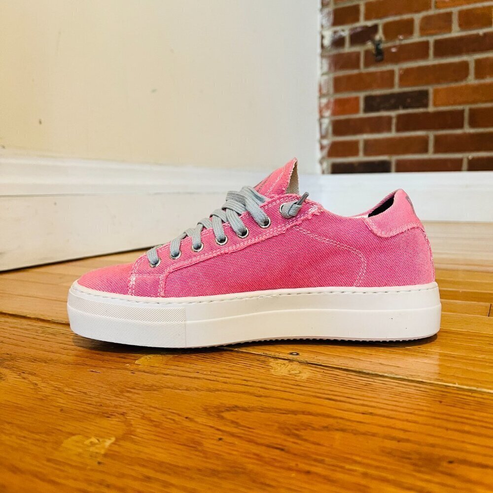 P448 Pilnk Canvas Sneakers Women’s 38 US 7.5 - 8 BRAND NEW - Picture 7 of 16